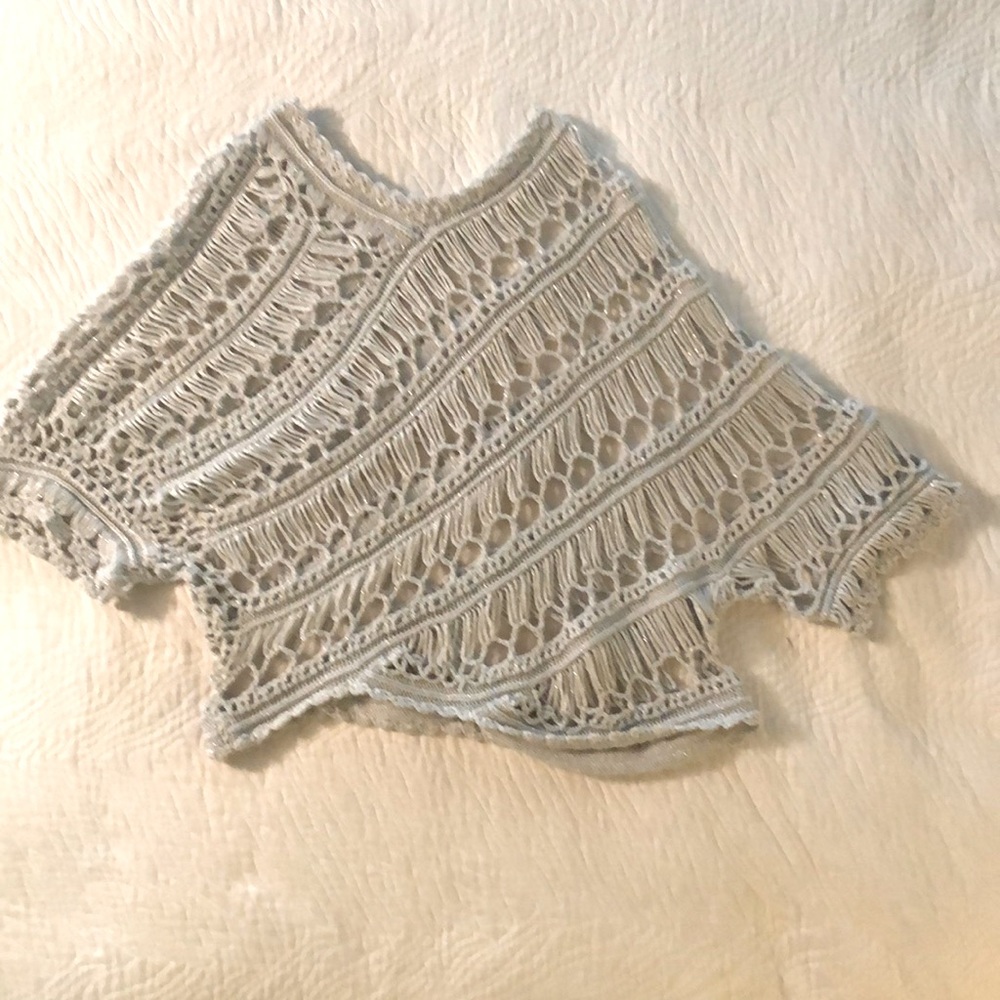 Beautiful sparkly woven top